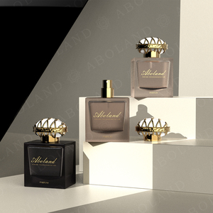 50ml Luxury High-End Perfume Glass <b>Bottle</b> Pump Sprayer Thick Bottom Empty Customizable Caps Custom Logo Premium Packaging <b>Box</b> - Product Image 3