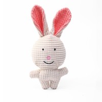 Jouet en peluche sonore pour animaux de compagnie, en velours côtelé, résistant aux morsures, pour nettoyer les dents, idéal pour les petits animaux comme les chiens et les chats - Vente chaude