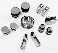 Kit de Puerta de Ducha con Ruedas Resistentes y Herrajes, Sistema de Deslizamiento de Vidrio para Cuarto de Ducha, Precio al por Mayor