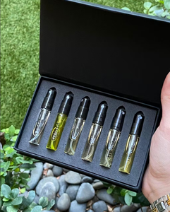 <span class=keywords><strong>Logo</strong></span> personnalisé 6 bouteilles de boîte d'emballage d'échantillon de parfum vaporisateur parfum huile essentielle parfum recyclé ensemble emballage cosmétique - Product Image 5