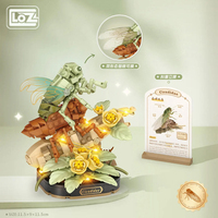LOZ Insecto Cigada: Modelos de Exhibición Científica Populares, Kit de Rompecabezas de Partículas Pequeñas de Alta Dificultad, Sets de Bloques de Construcción de Regalo