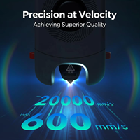 Imprimante 3D FDM fermée Adventurer 5M Pro, vitesse de déplacement maximale de 600 mm/s, CoreXY, nivellement automatique en un clic, filtration d'air HEPA