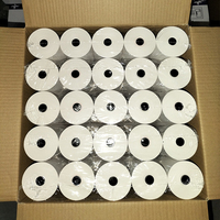 Rollo de Papel Térmico para Caja Registradora 80x80mm, 100% Pulpa de Madera Pura, Libre de BPA, Alta Suavidad, Capa Única, para Uso en Cajas Registradoras de Oficina