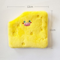 Jouet sonore de chien en peluche écologique d'inspiration coréenne jouet de fromage en papier renifleur de nourriture cachée pour chiens pour le commerce extérieur
