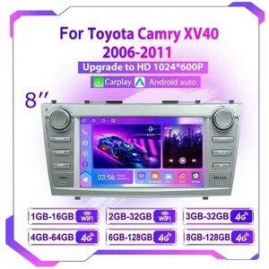 Автомагнитола Android 13 для <span class=keywords><strong>Toyota</strong></span> Camry 2006 2007 2008 2009 2010 2011 8 дюймов HD сенсорный экран Авто Стерео CarPlay <span class=keywords><strong>GPS</strong></span> навигация - Product Image 2