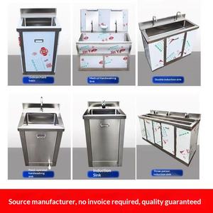 Pia de Aço Inoxidável Integrada para Uso Interno e Externo 304 para Varanda, Laboratório, Residência e Fábrica Sem Rodízios - Product Image 5