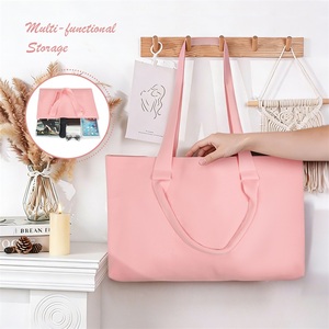 Bolsos de Moda para Mujer, Bolso de Mano con Lazo Coqueto, Bolso Tejido a Crochet, Bolso Tote Portátil, Bolso Tote Jacquard - Product Image 2