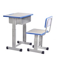 Meubles de classe scolaire de haute qualité, bureau en métal réglable en hauteur, bureau portable pour élèves du primaire