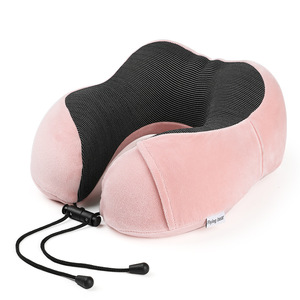 Almohada de Viaje Viscoelástica en Forma de U Flying Dream con Tela Magnética, Soporte Portátil para el Cuello para Adultos, 28x26x14cm - Product Image 4