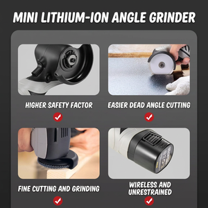 <b>Mini</b> angle <b>grinder</b>, lithium battery-powered small cutting machine, rechargeable household portable multi-functional polishing - Product Image 4