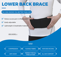 Ceinture de soutien lombaire respirante, réglable et flexible, protection avancée antidérapante pour la sciatique, soutien dorsal, soulagement des douleurs du bas du dos
