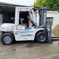 Forklift Diesel TCM FD70 Bekas Kondisi Bagus Siap Pakai untuk Penanganan Kontainer Pelabuhan Laut
