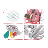 Capteur de signal analogique électrique musculaire AF95 Acquisition duino Module de développement EMG de circuit bioélectronique