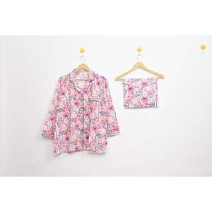 Conjunto de Pijama de Algodón para Mujer, Diseño Boho, Ropa de Dormir Cómoda, Precio al por Mayor 100% Premium - Product Image 2