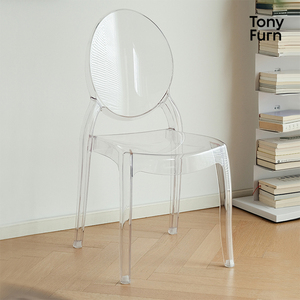 Sedia trasparente di lusso leggera di vendita calda adatta a più scenari sedia trasparente in plastica - Product Image 2