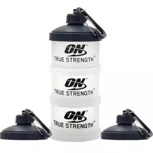 Nuevo Producto: Dispensador Portátil de Proteína en Polvo de 3 Capas, Libre de BPA, con Logotipo Personalizado y Llavero - Product Image 1