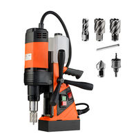 Perceuse à colonne électrique portable DX-35 220V avec fraise annulaire CNC, certifiée CE, nouveau moteur, machine de perçage polyvalente pour la construction