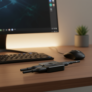 Commutateur HDMI 4K Ugreen 2 vers 1 avec 2 ports d'entrée et 1 sortie pour TV, prend en charge la résolution 4K 60Hz, revêtement ABS premium, B - Product Image 2