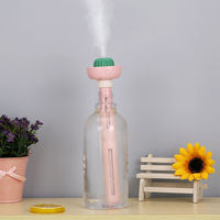 YINHI Nouveau Mini Humidificateur Ultrasonique à Brume Froide pour Bouteille d'Eau Minérale, Portable USB, pour Voiture, Maison, Bureau, Grande Pulvérisation