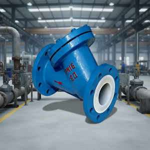 Filtre de pipeline doublé de PTFE, résistant aux acides et aux alcalis, pour la filtration des fluides chimiques fortement corrosifs, livraison gratuite - Product Image 2