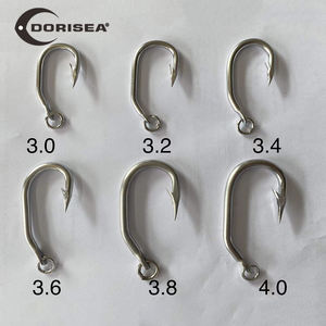 ตะขอเดี่ยวสแตนเลส DORISEA สำหรับตกปลาฮาลิบัต ทูน่า ปลาฉลาม และปลากระเบน แบบวงแหวน - Product Image 6