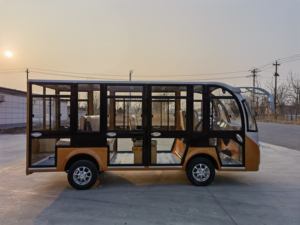 11-Sitzer Elektro Sightseeing Bus Shuttle Bus Tour Auto Elektro produkt Sightseeing Auto Tourist Coach - Product Image 2