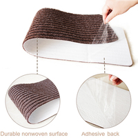 Tapis antidérapant en polyester écologique pour marches d'escalier, adhésif, vente chaude