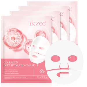 IKZEE all'ingrosso <span class=keywords><strong>Bio</strong></span>-collagene durante la notte idrogel maschera per il viso antirughe idratante rassodante <span class=keywords><strong>Bio</strong></span> collagene maschera per il viso profondo - Product Image 1