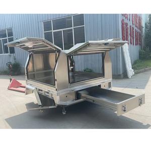 <span class=keywords><strong>Plateau</strong></span> de camionnette en aluminium argenté durable à 3 portes pour le rangement d'outils, 1600 1800 1400 - Product Image 6