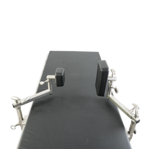 Penjepit Penyangga Panggul Baja Tahan Karat Medis Penyangga Panggul Dapat Disinfeksi Penyesuaian Universal Bersertifikat CE untuk Meja Operasi - Product Image 2