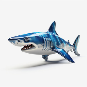 Figura de juguete de tiburón de plástico de dibujos animados para niños de 5 a 7 años. - Product Image 2