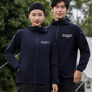 แจ็กเก็ตมีฮู้ดผู้ชายน้ำหนักเบาเสื้อโค้ทผิวแห้งเร็วระบายอากาศได้สำหรับกิจกรรมฤดูร้อน - Product Image 3