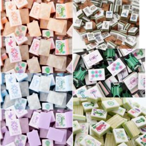 En Stock: Juego de Mahjong Americano Moderno y Lujoso, Portátil, de Cuatro Capas, con Fichas de Acrílico Verde Esmeralda - Product Image 6