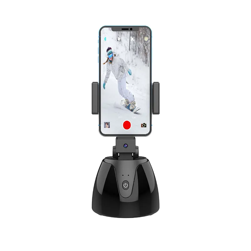 Smart rotazione a 360 gradi treppiede oggetto fotocamera Ai Auto viso corpo Selfie Tracking trasmissione Live supporto per telefono cellulare