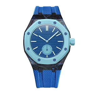 Caja de Reloj Personalizada Lionorm Royal Pop de Fibra de Carbono con Correa de Caucho FKM para AP -<span class=keywords><strong>swatch</strong></span> Royal Pop, Kit de Modificación de Reloj de Lujo - Product Image 5