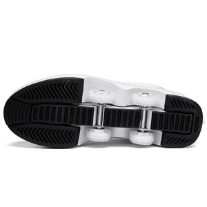 Calzado Deportivo para <span class=keywords><strong>Hombre</strong></span> y Mujer, <span class=keywords><strong>Zapatos</strong></span> <span class=keywords><strong>Deportivos</strong></span> Unisex Modernos con Ruedas, <span class=keywords><strong>Zapatos</strong></span> Casuales y <span class=keywords><strong>de</strong></span> Patinaje <span class=keywords><strong>de</strong></span> Doble Uso - Product Image 4