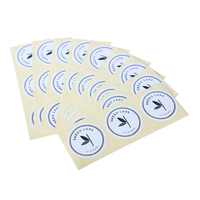Feuille d'autocollants holographiques personnalisés, étiquettes d'autocollants pour flacons de peptides 3Ml