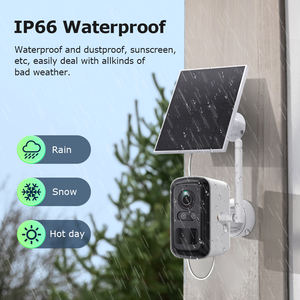 Комплект солнечной камеры Halow с Wi-Fi-передачей до 500 метров, Plug and Play, 2-канальный Wi-Fi, на солнечной энергии, для наружного использования, с управлением одной кнопкой - Product Image 2