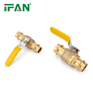 IFAN haute qualité filetage connecter presse <span class=keywords><strong>raccord</strong></span> vanne de cuisinière à gaz flexibilité utilisation 1/2 "-1" pouce PEX presse vanne à gaz - Product Image 5