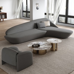 U Shape Hotel <b>Sofa</b> Set Art Design Durable Versatile For Reception And Sales <b>Office</b> - Product Image 4