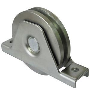 เงิน zinv ชุบประตูเลื่อนล้อ Roller เดี่ยวแบริ่ง - Product Image 3