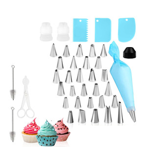 Boquillas para Decoración de Pasteles de Diferentes Formas, Acero Inoxidable 304, Puntas para Glaseado sin Costuras, Ecológicas, Certificadas por la CE, Aptas para Microondas - Product Image 1