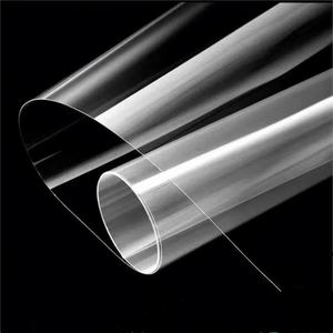 Rouleau de film plastique APET recyclé, brillant, transparent, écologique, durable, épaisseur personnalisable de 0,2 à 10 mm, pliage et découpe - Product Image 2
