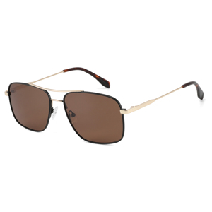 Unisex Rectangle Pilot Sunglasses Full Rim Metal Frame UV400 Protection for Outdoor Activities Adult - Product Image 5