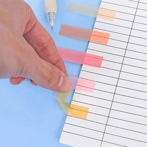 Professional Self-Adhesive Annotation Sticky Notes Transparent PET Material <b>Bookmarks</b> and Notebooks for School Reading Books - Product Image 6