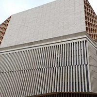 Panneau composite en pierre frittée et nid d'abeille en aluminium moderne pour revêtement mural architectural, applications extérieures et intérieures A2