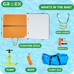 Plate-forme gonflable solide avec échelle <span class=keywords><strong>en</strong></span> acier inoxydable quai flottant gonflable de taille personnalisée pour les <span class=keywords><strong>vacances</strong></span> <span class=keywords><strong>en</strong></span> <span class=keywords><strong>famille</strong></span> de yoga - Product Image 6