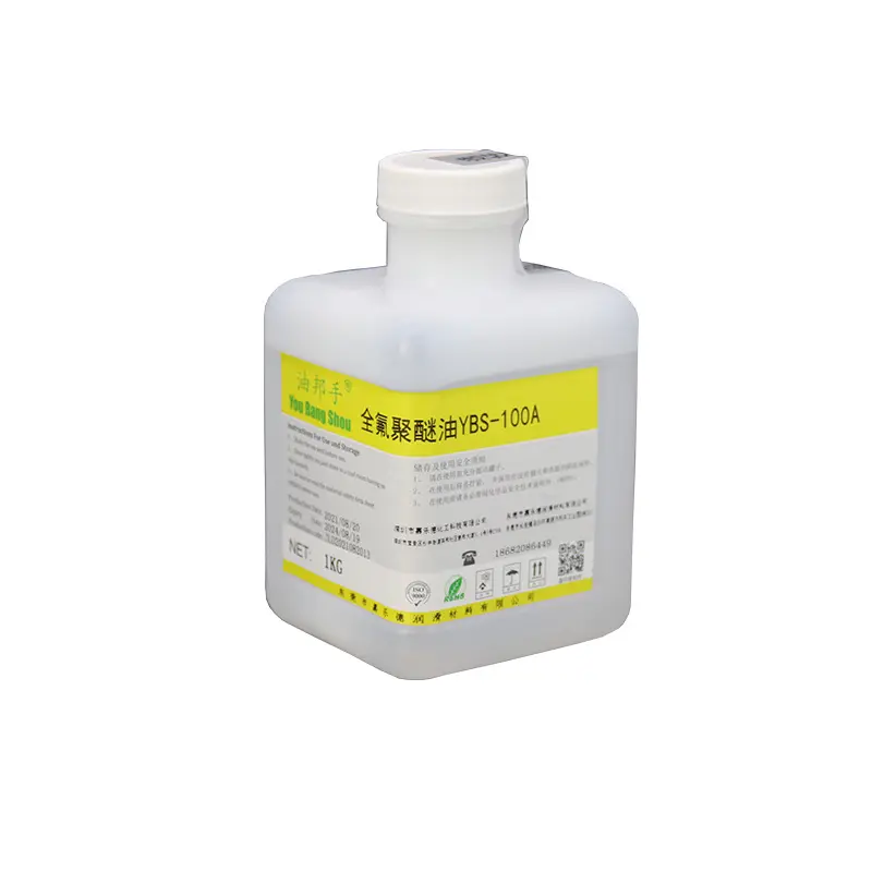 बेरंग perfluoropolyether तेल customisable PFPE तेल 100A fluorinated स्नेहक फैक्टरी परीक्षण के लिए नमूने उपलब्ध