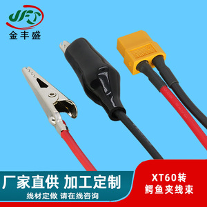 Jfs Golden Peak Xt60 To Small Alligator Clip <b>Cable</b> 12V <b>Battery</b> Charging Power Test Drone Connection Copper Wire Pvc Insulation - Product Image 5