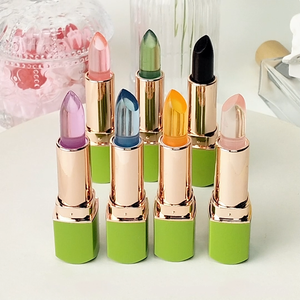 Lápiz Labial de Gel de <span class=keywords><strong>Aloe</strong></span> <span class=keywords><strong>Vera</strong></span> con Cristal Mágico que Cambia de Color en 7 Tonos, Humectante, Nutritivo, de Larga Duración, Brillo Labial Natural, Bálsamo Labial - Product Image 1